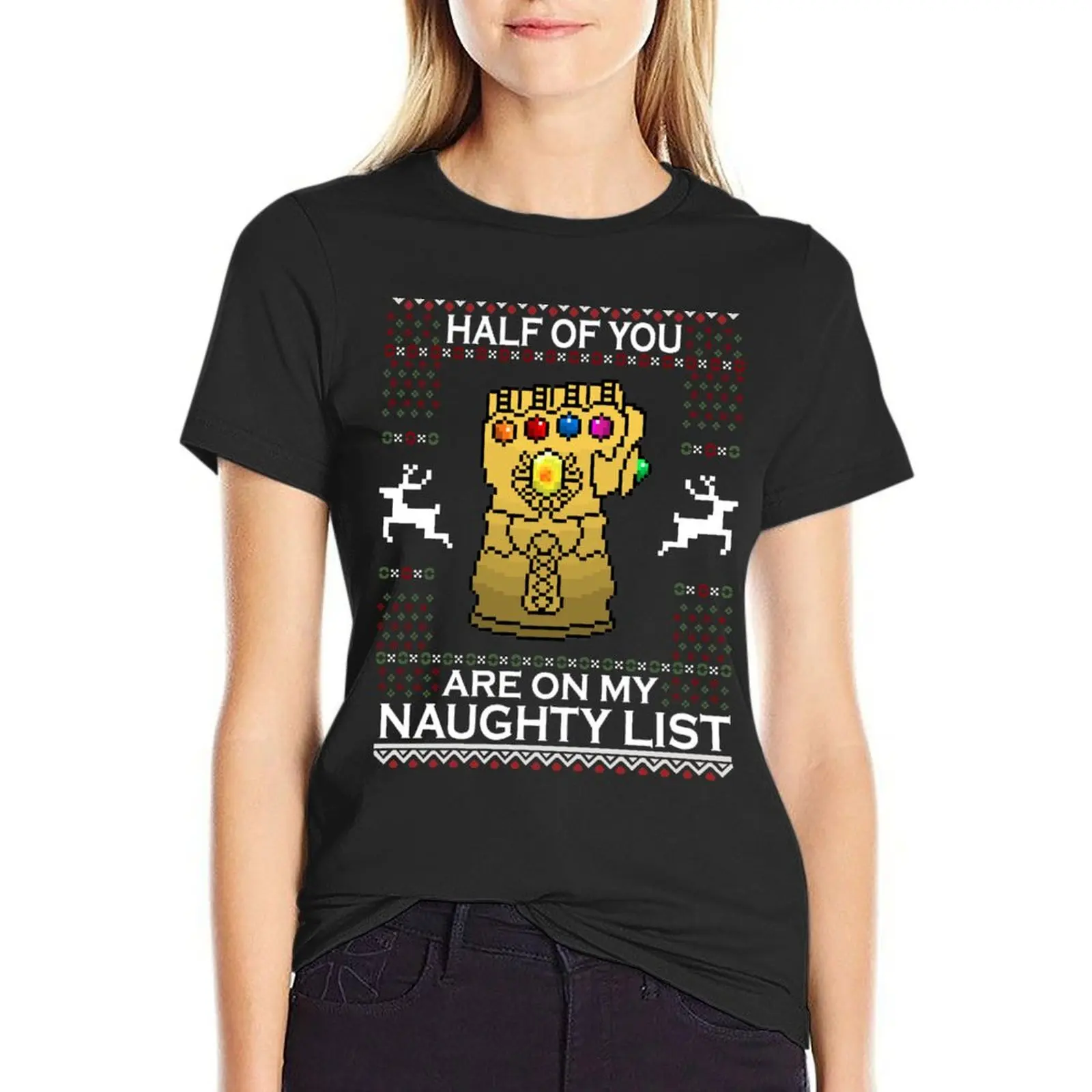 

Infinity Xmas T-Shirt ariat shirts for Women white t shirts for Women