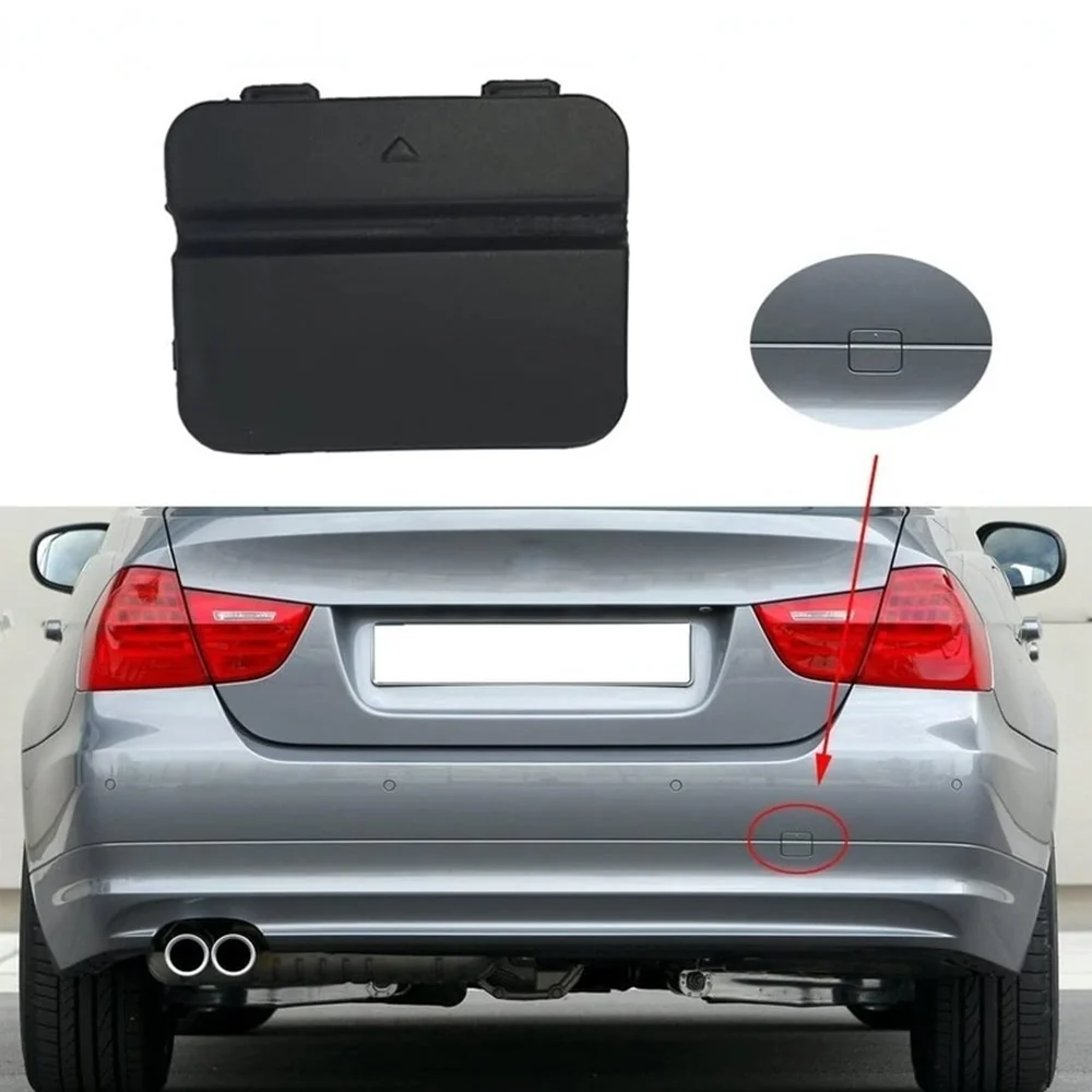 Car Rear Bumper Tow Eye Hook Cover Cap For BMW E90 E91 328i 335d 335i 316i 318i 320i 323i 325i 2007-2011