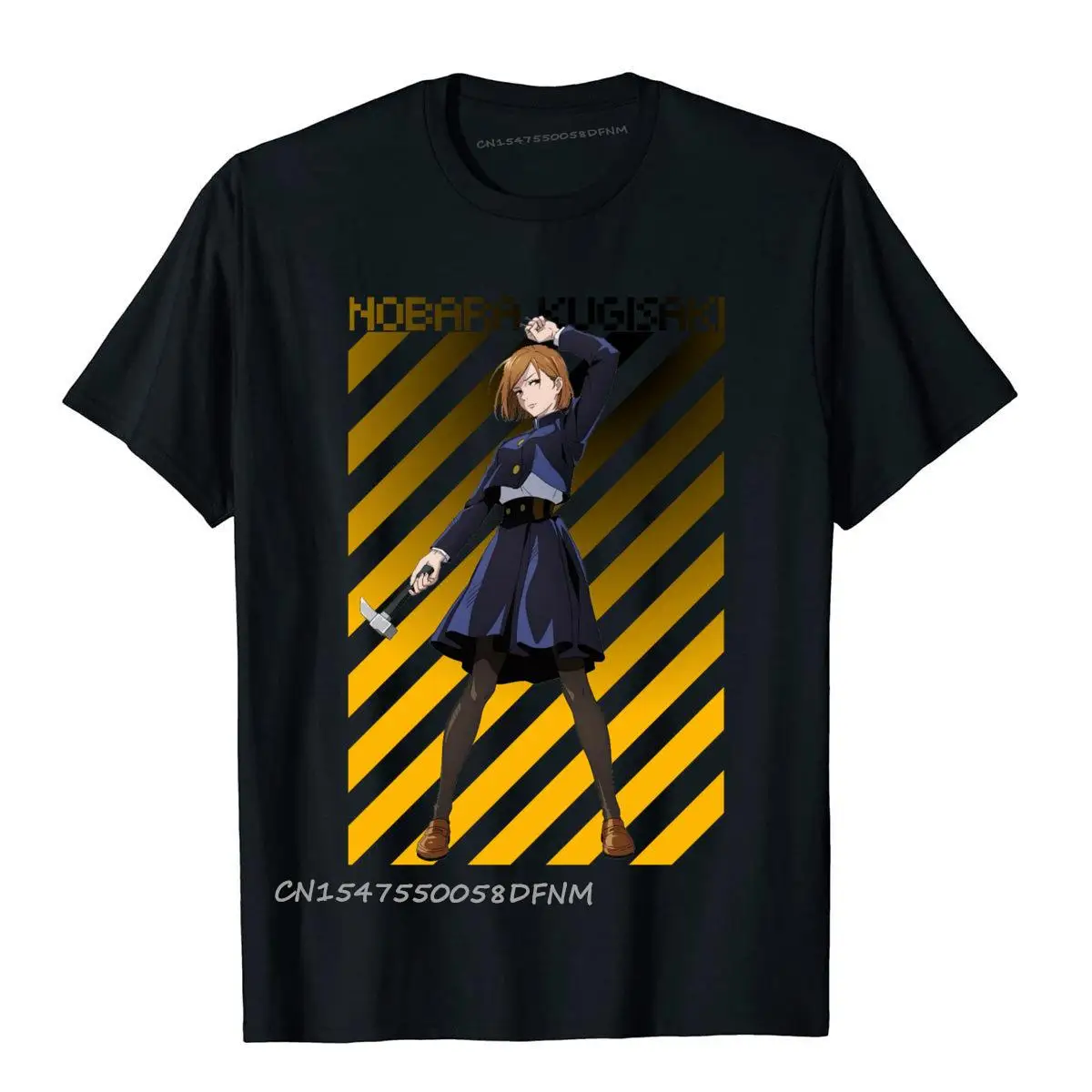 

Fashionable Nobara Kugisaki From Jujutsu Kaisen Harajuku T Shirts Premium Cotton Mens Tops & Tees Leisure
