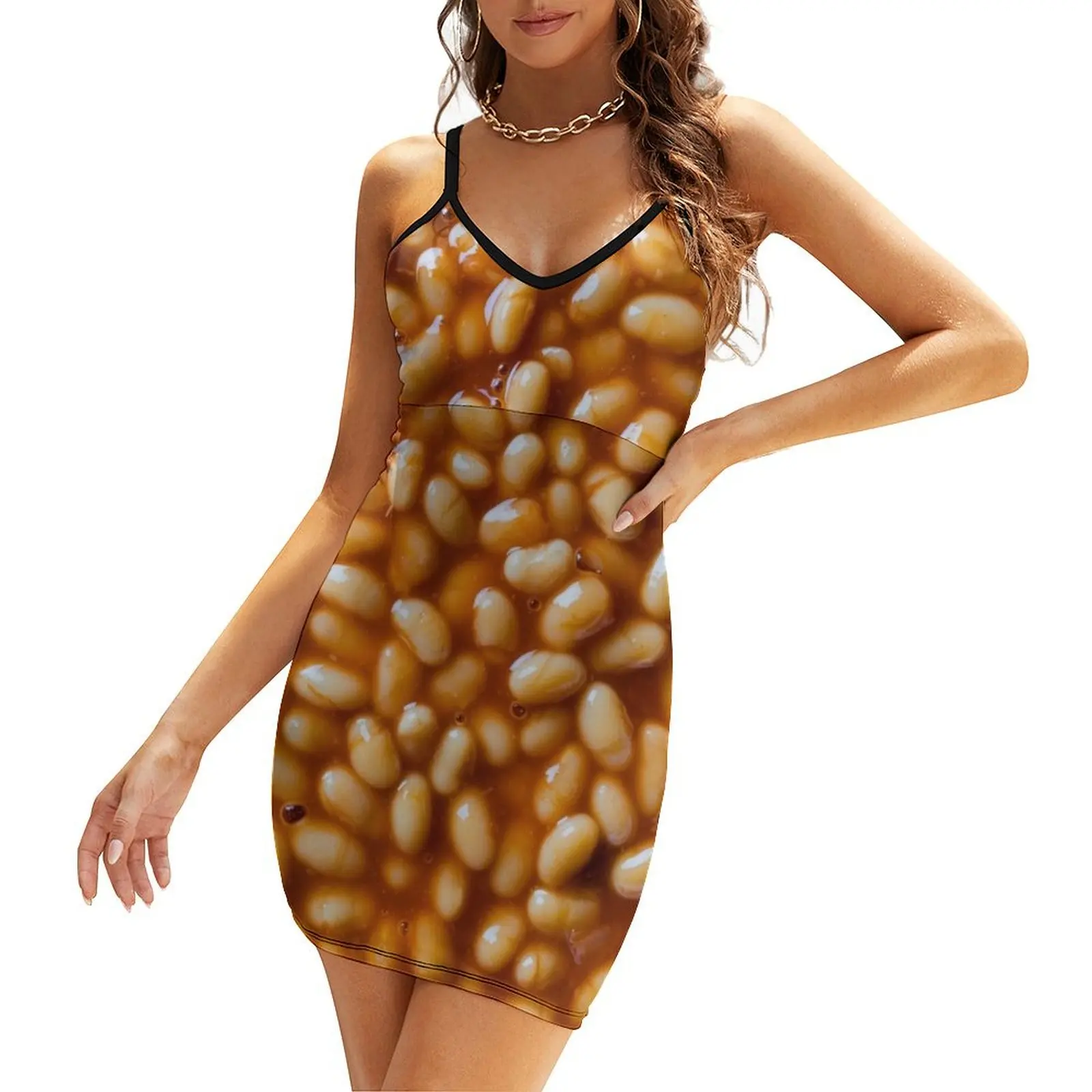 

Baked Beans Sling Dress prom dress elegant women's dresses for wedding