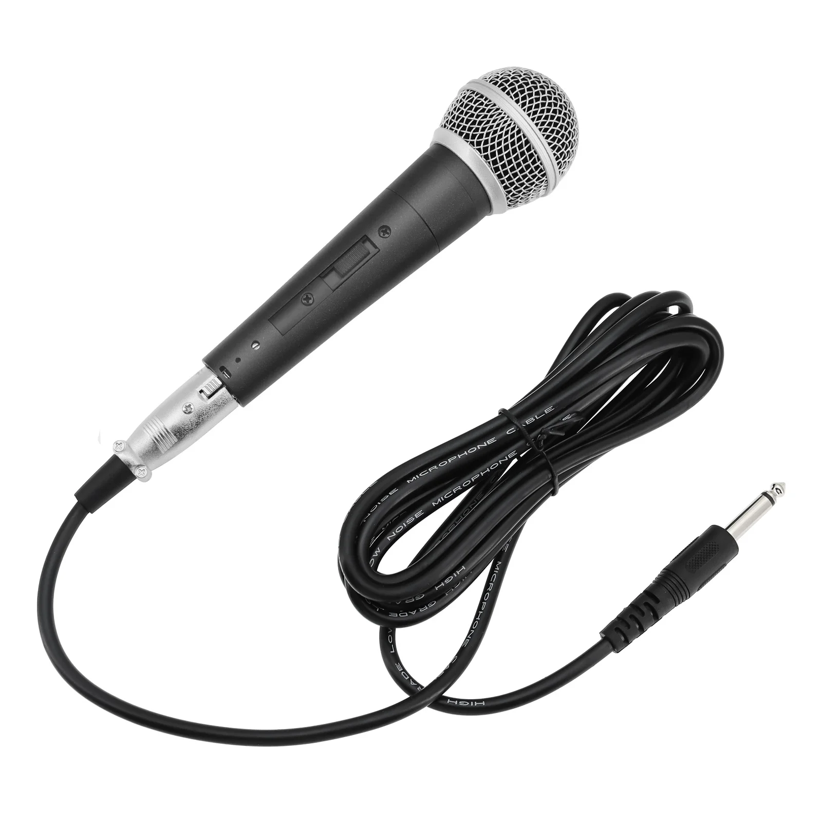 Wired Handheld Microphone Karaoke Speech Sing Performance Handheld Microphone Two Options Include With Switch or No Switch