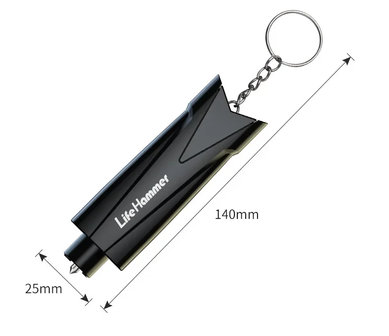 Car Safety Hammer Emergency Window Breaker Car Multi-function Safety Breaking Hammer Life-saving Supplies