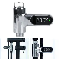 Hot Tub Water Temperature Monitor Electricity Home LED Display Shower Faucets Water Thermometer Bathing Temperature Meter 1