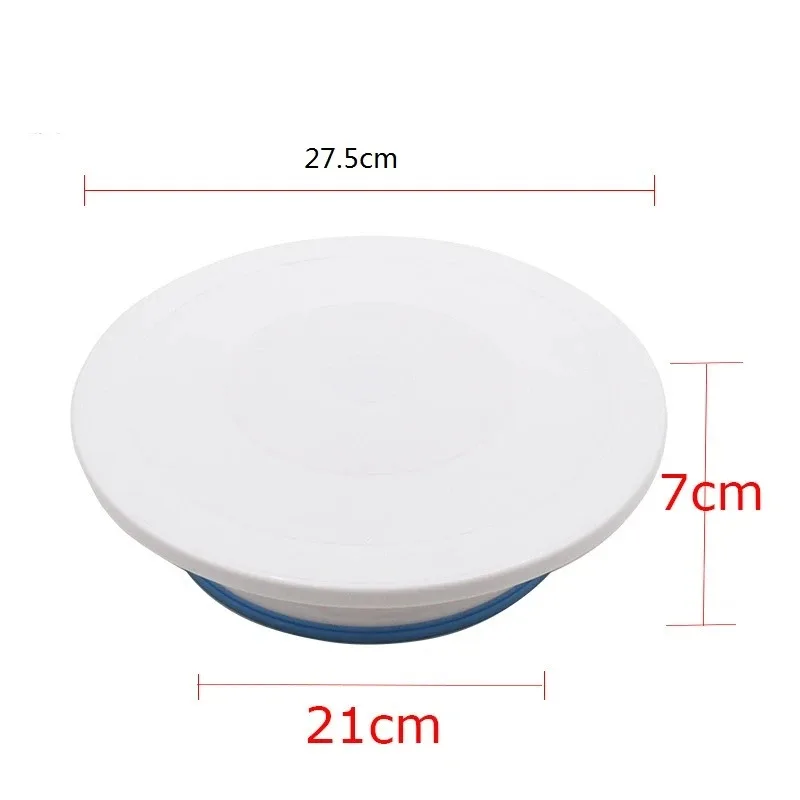DIY Cake Turntable Baking Mold Cake Plate Rotating Round Cake Decorating Tools Rotary Table Pastry Supplies Baking Accessories