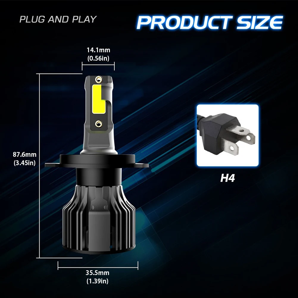 

Universal LED Car Headlights General Purpose Various Car Model Lights Headlights Fog Light Solid Color 9-30 V Aviation Aluminum
