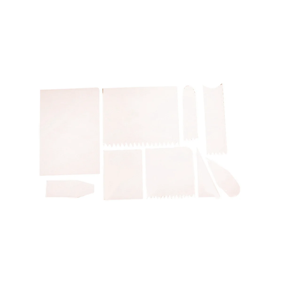 

Пластиковый шпатель «сделай сам» для украшения торта, мягкого крема от царапин, кромок, кексов, выпечки, кухонный инструмент