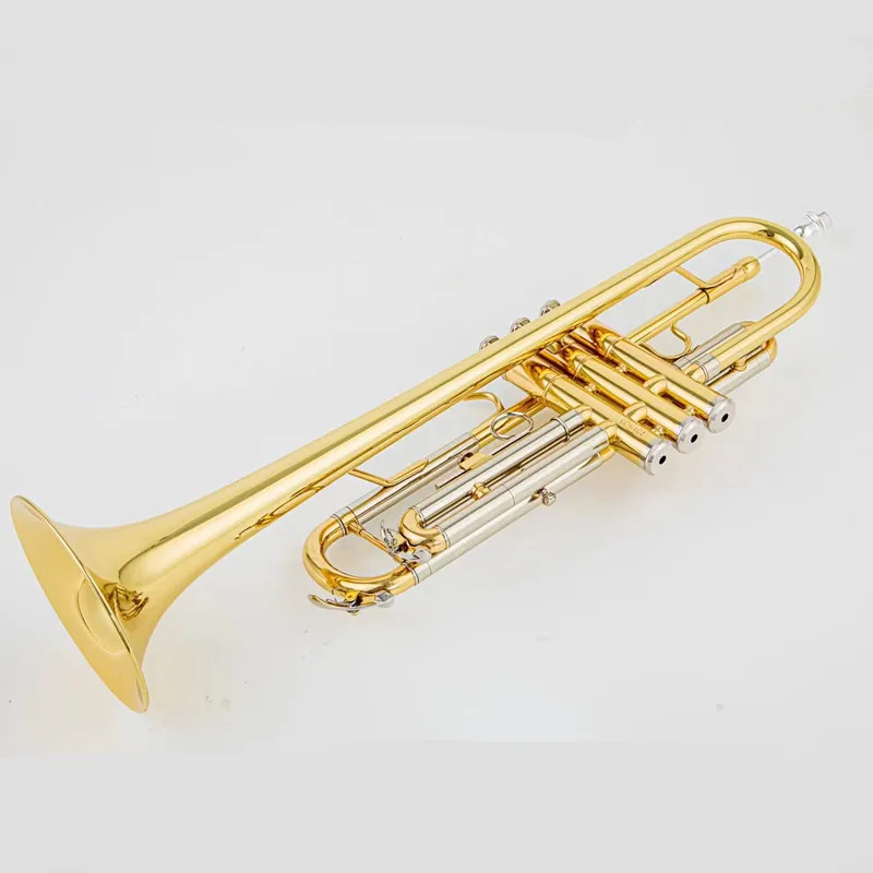 JINYIN JYTR-E108 B-flat Trumpet for Beginners-Exceptional Sound, Jazz Ready, White Copper Beauty-Expert Crafted