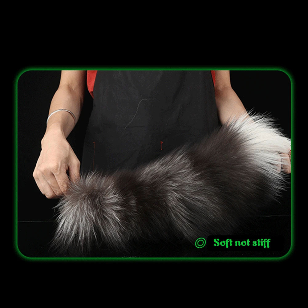 Dilatatore a sfera in silicone morbido anale per donne Coda di volpe Perline ano super lunghe Coda anale Gioco di ruolo Plug anale Mas_voghion.com