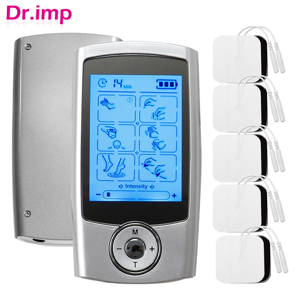 

Newest Tens Massager EMS Electronic Muscle Myostimulation Acupuncture Pulse Massage Full Body Relax Pain Relief Therapy Machine