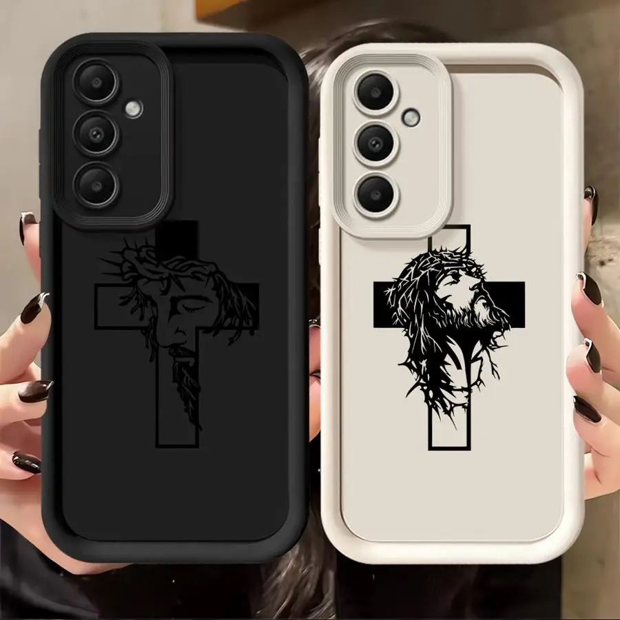 Elegant God Cross Art Phone Cover Case