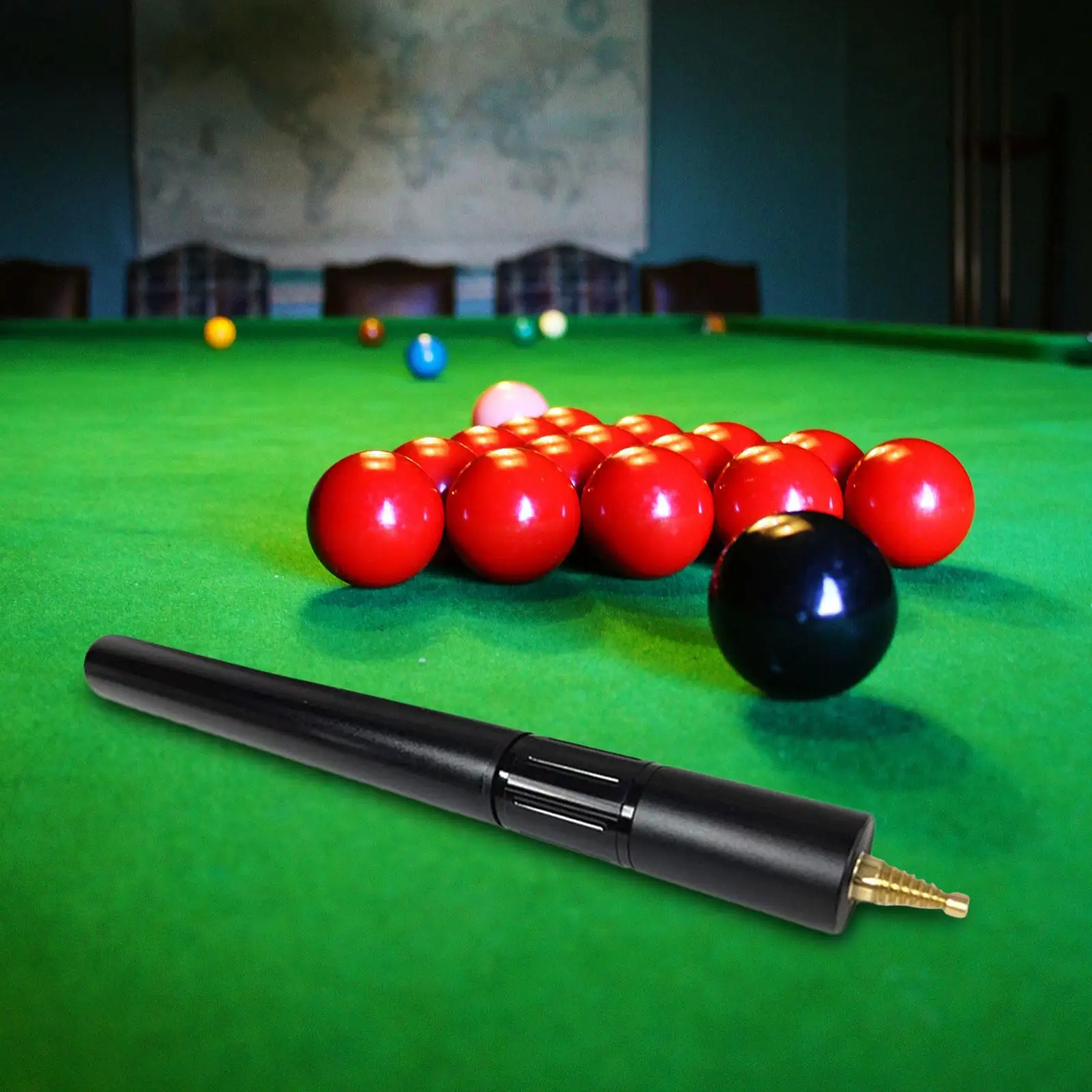 Billiards Cue Extension Telescopic Pool Cue Extension Rod Attachment, Cue End Lengthener for Billiard Cue Billiard Enthusiast