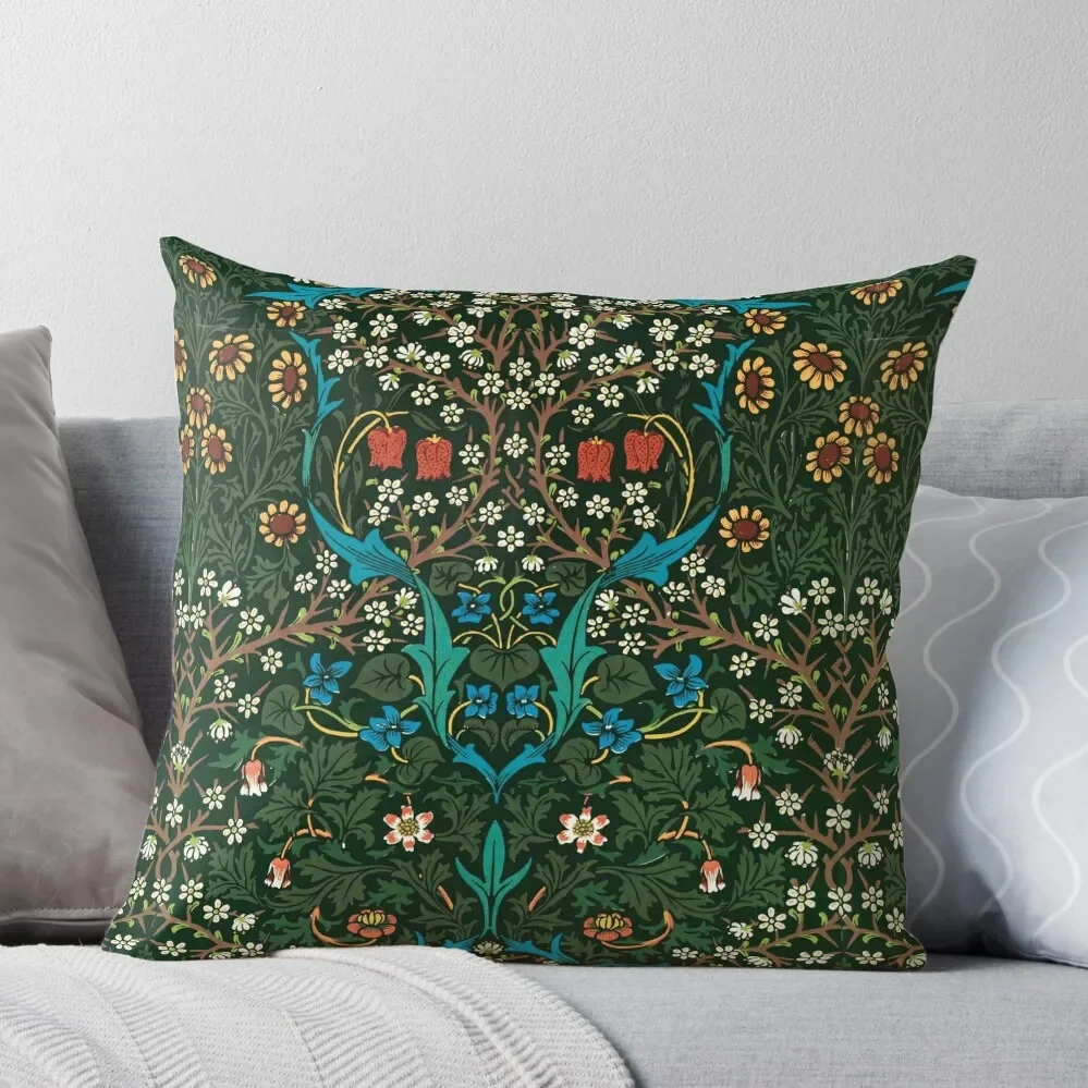 

Blackthorn by William Morris, 1892 Throw Pillow sleeping pillows Decorative Cushions