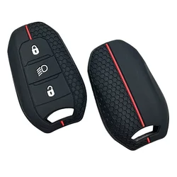 Durable Silicone Car Key Protector Cover - Stylish and Secure 보호 (B)