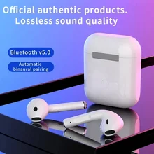 Bluetooth 5.0 wireless sports earphones, stereo mini wireless earphones for Apple and Android smartphones