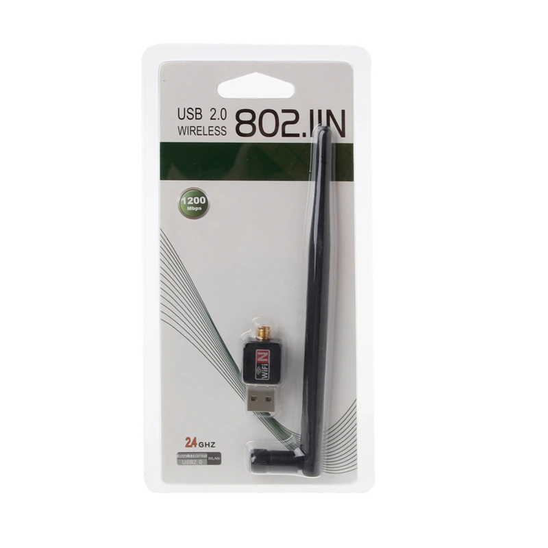 Mini USB Wifi Adapter 150Mbps 2dB 5dB Antenna  Lan Card PC Wi-fi Receiver Drop Shipping