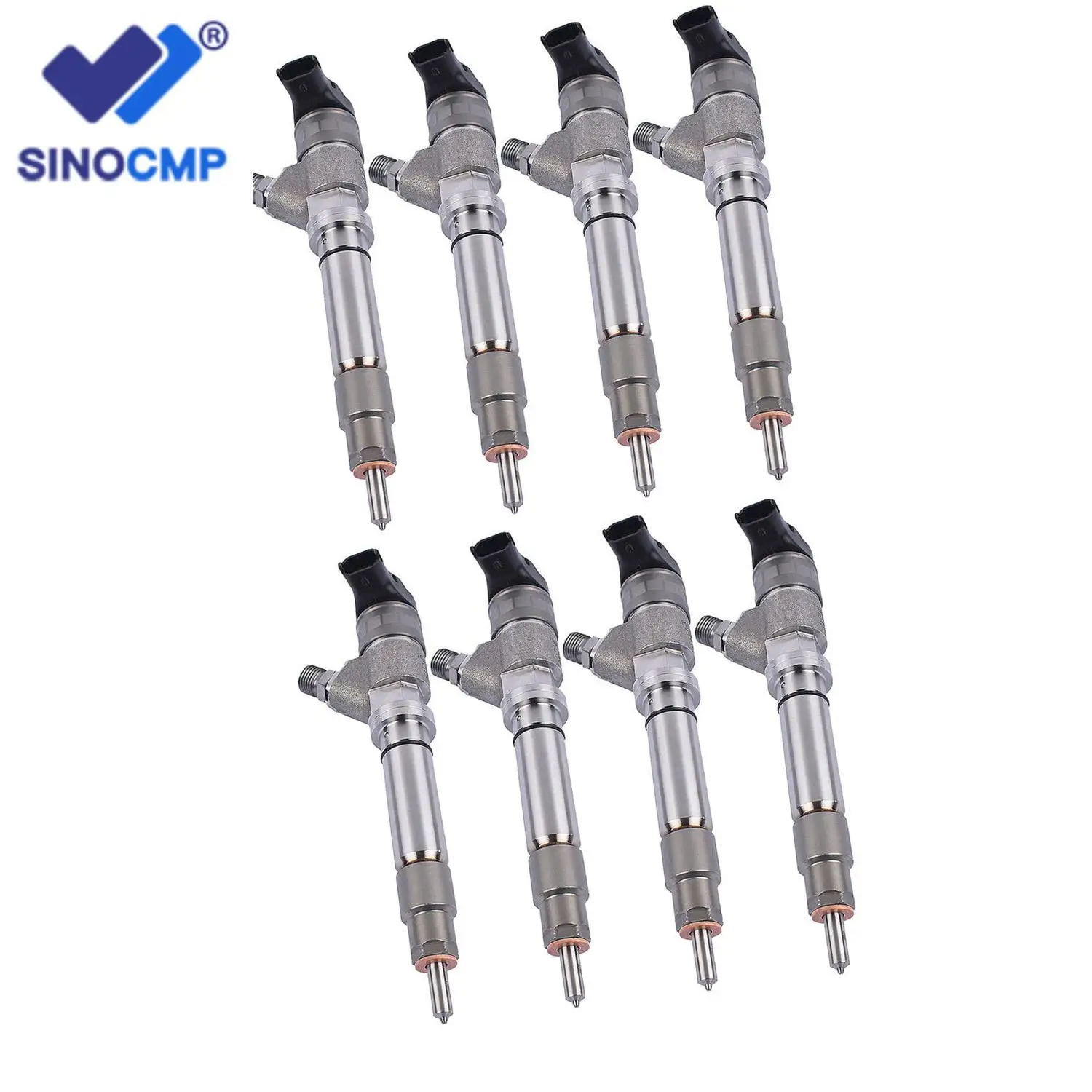 

8pcs Diesel Injectors set 0986435521, 0445120042 For GMC Savana Sierra 2500 3500 Chevy 2006-2007 6.6L PFI-521, 97361355, FJ962