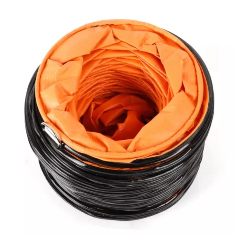 30 cm/12 Zoll Lüftungsschlauch, PVC, Luftschlauch, Heißluftschlauch, erweiterbarer Schlauch, 5 m, Spiralschlauch, Lüftungsschlauch für Heizlüfter – Detail 1