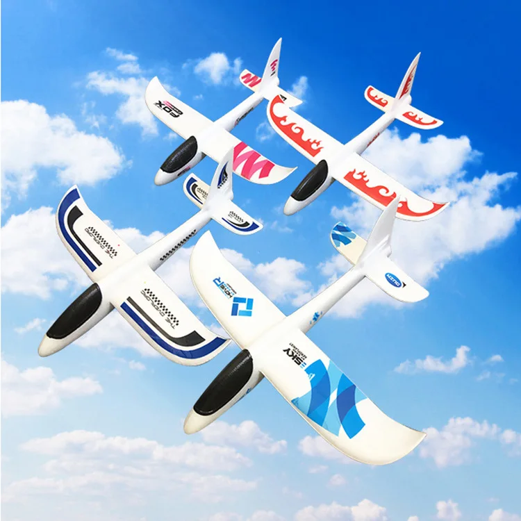 electric toy car Airplane Toys 49cm Large Throwing Plane, Outdoor Sport Toy, Foam Glider Aeroplane for kids Toddlers, Kids Flying Game Toy toy motorcycle