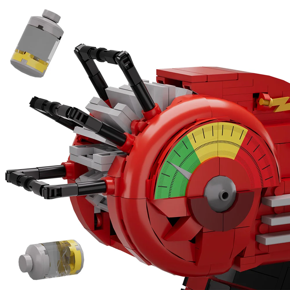 Gorbicks MOC Red Call of Duty Ray Gun Model Bricks DIY Game Weapon Building Blocks Kit Props Toys For Birthday Gifts 6
