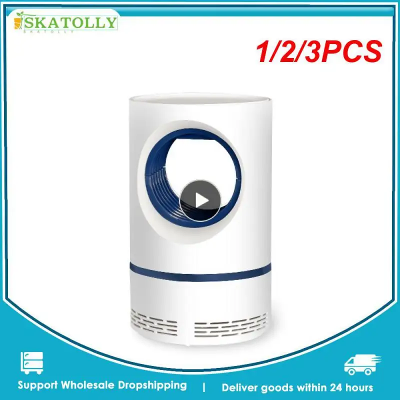 1/2/3Pcs Mosquito Killer Lamp Usb Electric Killer Led Lightsilent Bug Zapper Per Repellente Anti Zanzare