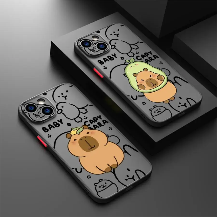 Capybara Cute Cartoon Phone Case