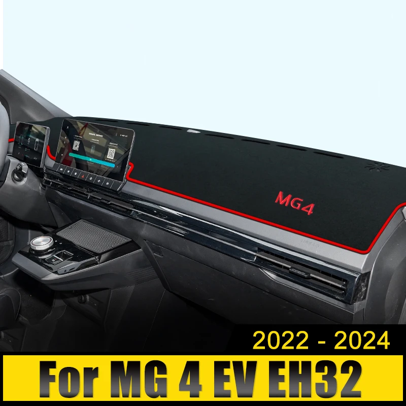 

For MG 4 MG4 EV Electric EH32 Mulan 2022 2023 2024 Car Dashboard Covers Avoid Light Pad Sun Shade Anti-UV Carpets Non-Slip Mats
