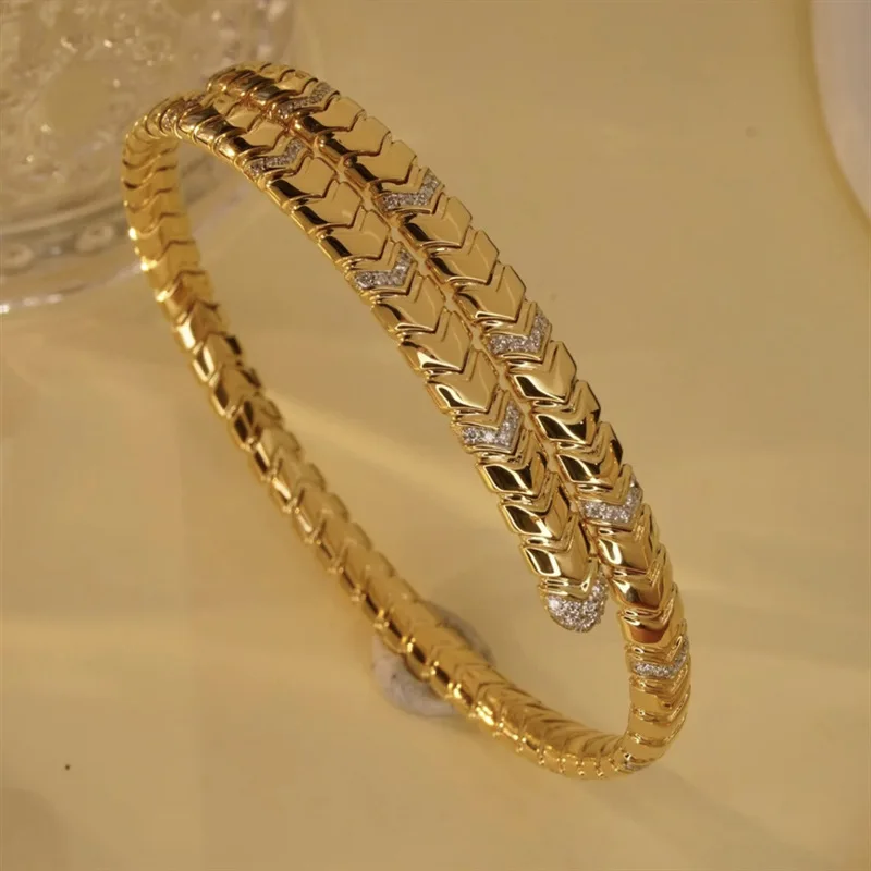 الأزياء الفاخرة BVLG نمط الفولاذ المقاوم للصدأ الذ...