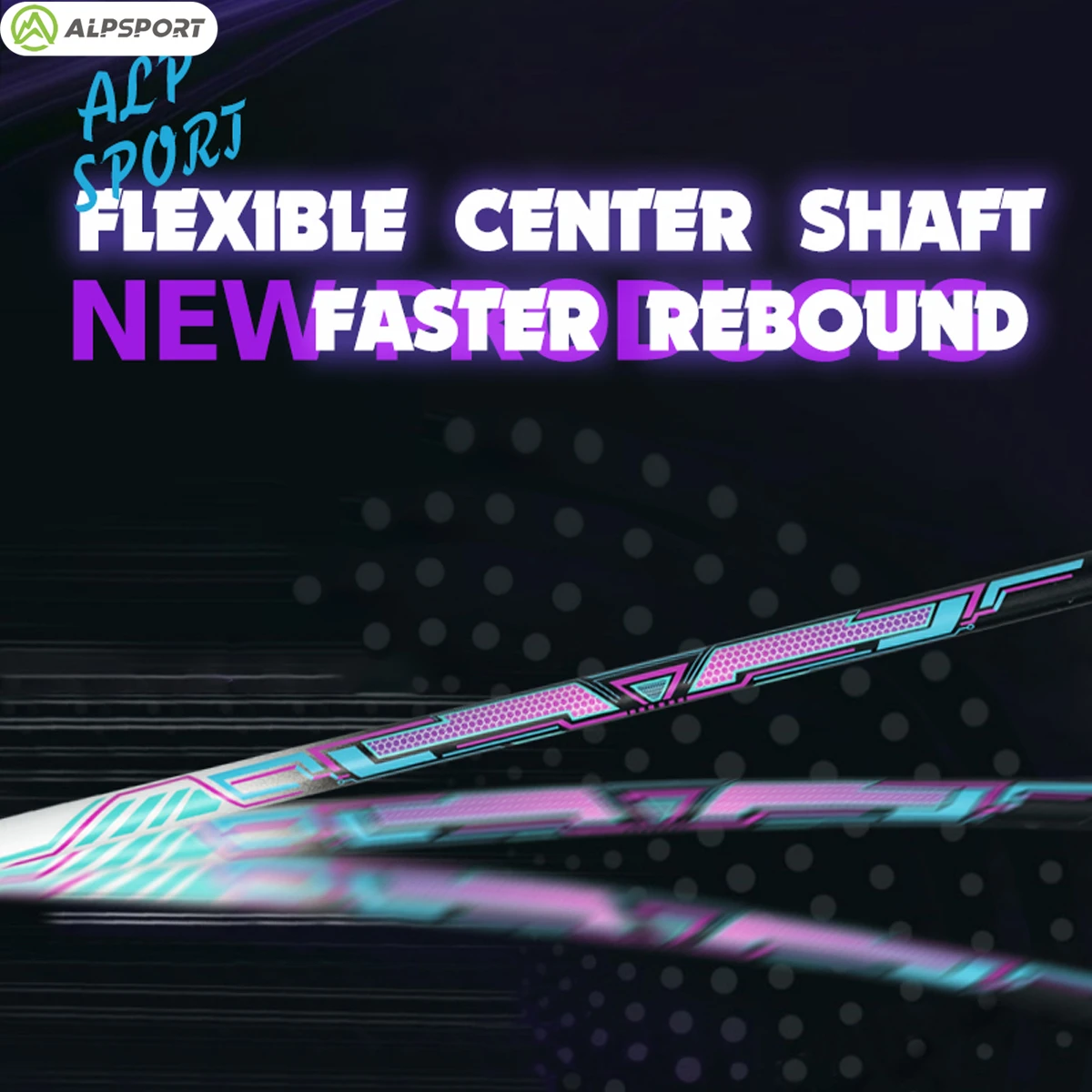 ALP N80 5U 75g 22-30lbs Original Design Carbon Fiber Stringed Badminton Racket Professional Offensive Racket Sports Pro