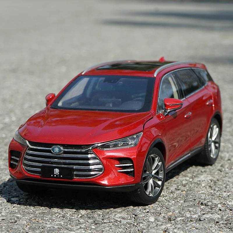 Diecast 1/18 Skala BYD Tang DM-ich Klassische Rot SUV Legierung Auto Modell  Sammeln Statische Dekoration Szene Display Geschenk spielzeug - AliExpress