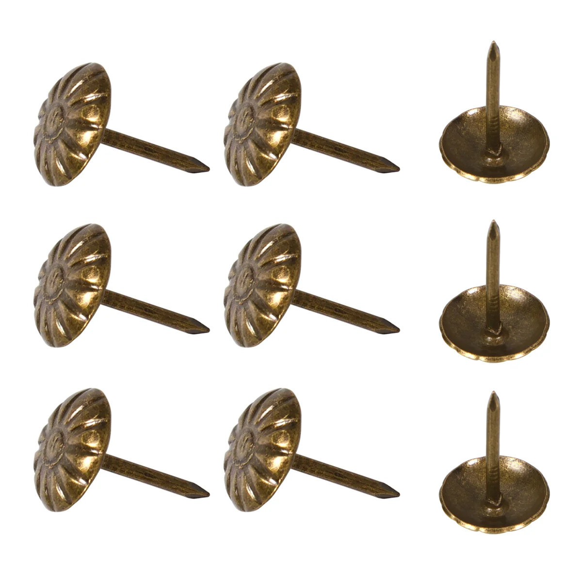 

100 Pcs Decor Sofa Chrysanthemum Bubble Nail Thumbtacks Home Decorate Stud Retro Furniture Mother