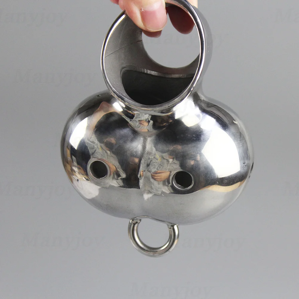 Testicles Chastity Cage Stainless Steel Ball Stretchers Scrotum Stretching  Bondage Stealth Lock Device Sex Toys For Men From Misshuangxx, $39.89