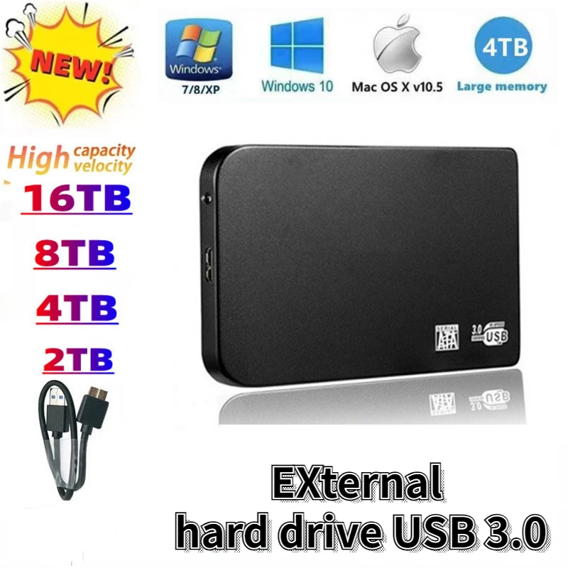 Sata External Solid State Drive 2Tb Mobile Hard Disk Dispositivo Di Archiviazione Di Aggiornamento Usb3.0 Ad Alta Velocità Per Laptop/Desktop/Mac/Tele