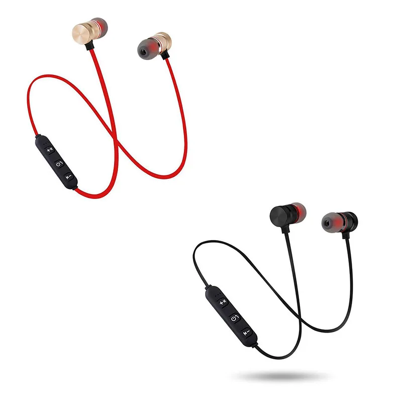 Wireless Bluetooth Headphones Magnetic Neckband Sport Earbuds_voghion.com