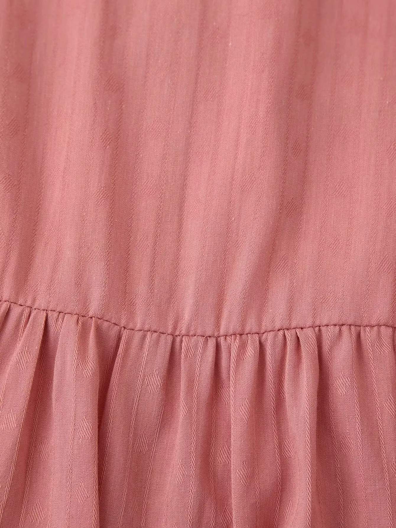 Women Spring Autumn Holiday Style Shirt Female Lace-Up Ruffled V-Neck Long-Sleeved Boho Embroidered Loose Blouse Casual Beach To