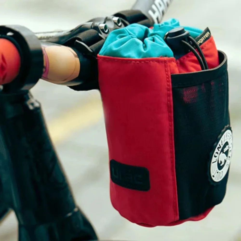 ULAC 자전거 핸들바 가방 1.0L 사이클링 물병 캐리어 파우치 팩 MTB 로드 바이크 케틀 백 라이딩 스템 백 액세서리