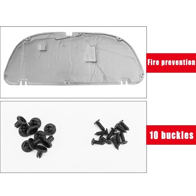 Soundproofing Cotton Heat Insulation Mat Sound Insulation Cotton 1pc Car Front Engine Hood For Toyota Corolla 2007-/Toyota Corolla Sedan