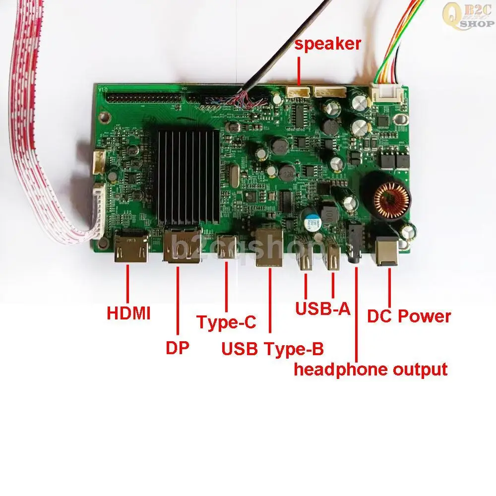 LCD Controller Board Monitor Kit EDP converter for imac 27" A1312 A1316 A1407 LM270WQ1 display HDMI-compatible+DP+USB-TYPE-C