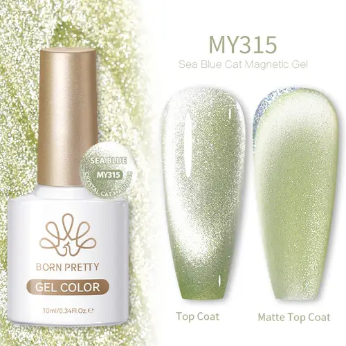BORN PRETTY 10ml Water Light Cat Magnetic Gel Nail Polish Vernis Semi Permanent Soak Off Crystal Gel Polish For Nails Manicure - Image 38