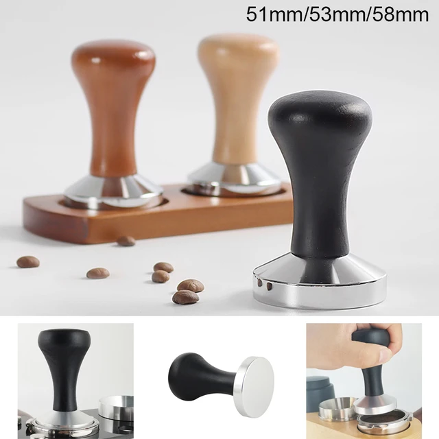 49mm/51mm/53mm/58mm Stainless Steel Handmade Coffee Press Powder Hammer  Espresso Maker Cafe Barista Tools Machine Accessories - AliExpress