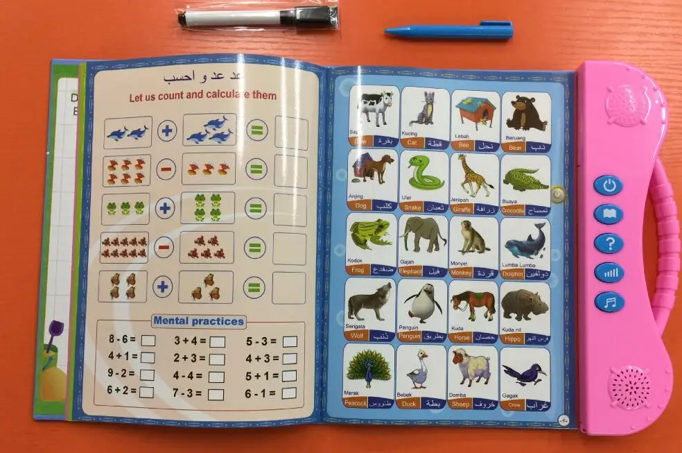 New Arrival Learning E-Book Toy, Indonesian English Arabic Study Machine, Indonesia Kid Preschool Educational, Islamic Iq E Book 7 New Arrival Learning E-Book Toy, Indonesian English Arabic Study Machine, Indonesia Kid Preschool Educational, Islamic Iq E Book