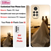 EiiMoo Custom Photo Case For Samsung Galaxy S26 S25 A57 A37 A07 A17 Plus Ultra Edge FE 5G DIY Image Silicone Glass Plastic Cover 5