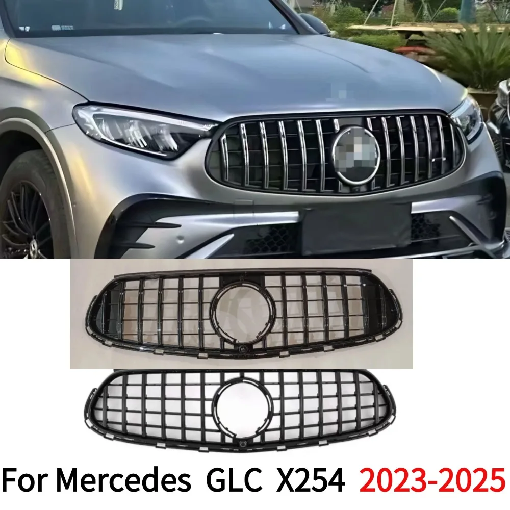 메르세데스 벤츠 GLC X254 2023-2025 스포츠 그릴 프론트 범퍼 그릴 액세서리 스타일 튜닝 업그레이드 범퍼 그릴