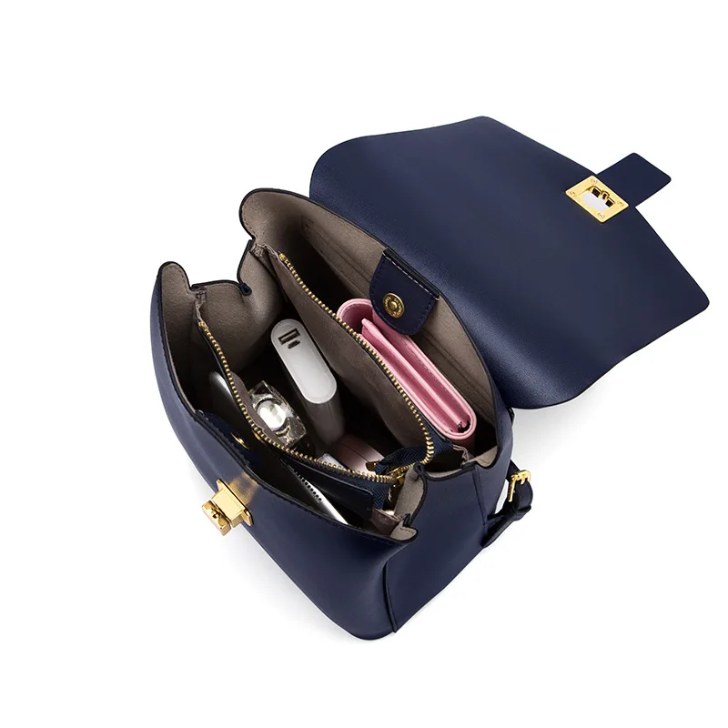 Luxury fashion new leather bags ladies high-capacity summer sense backpack shoulder bag handbag