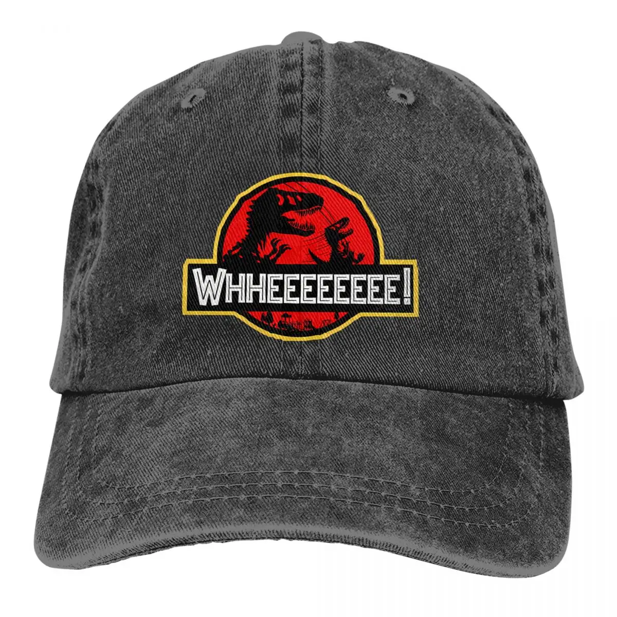 

Jurassic Park Film Multicolor Hat Peaked Women's Cap Whheeeee Personalized Visor Protection Hats