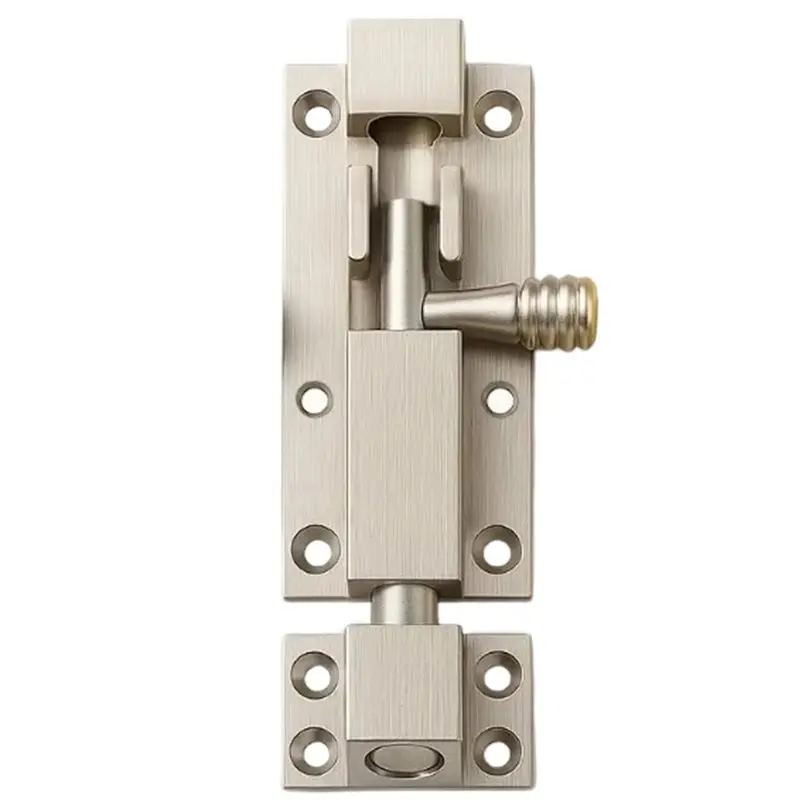 ABKY-Home Hardware ตัวล็อคประตูโลหะขนาด 3 นิ้ว แบบหนา สำหรับหน้าต่างบานเลื่อน ประตูรั้ว  แบบเกลียวหนาพิเศษ  สำหรับงานหนัก 1