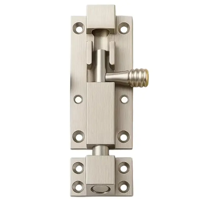 ABKY-Home Hardware ตัวล็อคประตูโลหะขนาด 3 นิ้ว แบบหนา สำหรับหน้าต่างบานเลื่อน ประตูรั้ว  แบบเกลียวหนาพิเศษ  สำหรับงานหนัก 1