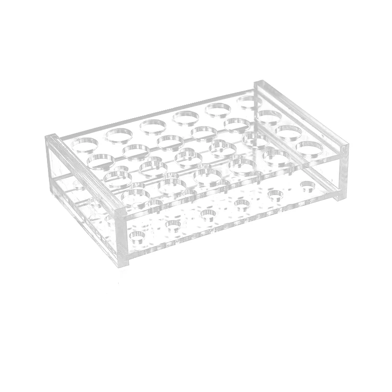 1.5ml/5ml/7-10ml/10-15ml/50ml Plexiglass Rack 8/24holes For Centrifuge Tube Transparent Plexiglass Acrylic Organic Glass