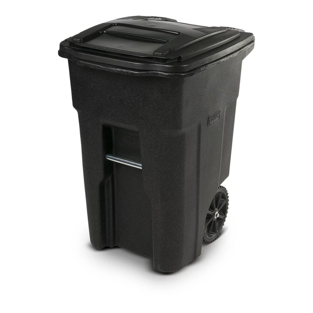 

Toter 48 Gal. Trash Can Blackstone with Wheels and Lid