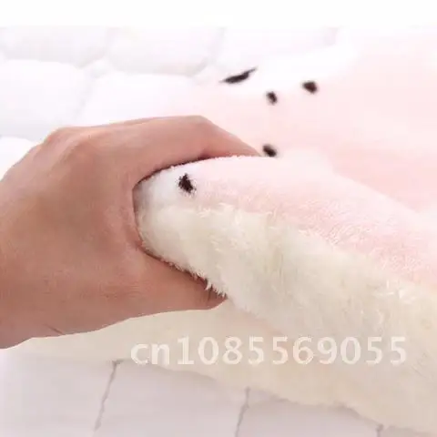 

Circular Dog Bed Soft Fleece Pet Blanket Cat Puppy Sleep Mat Warm Mattress Cushion for Small Large Dogs Lovely Pet Sleeping Mat