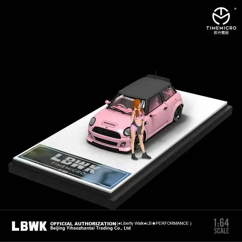 TIME MICRO 1:64 LBWK ミニ ピーチ ピンク / ブルー ダイ